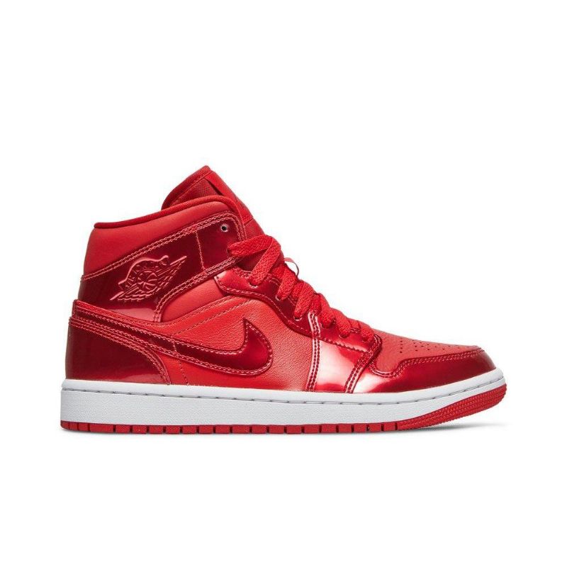 Dámské Boty Air Jordan 1 Mid Se Červené Bílý