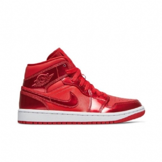 Dámské Boty Air Jordan 1 Mid Se Červené Bílý