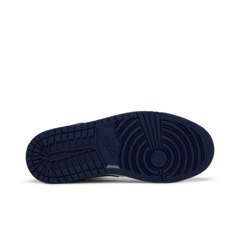 Dámské Boty Air Jordan 1 Mid Se Červené Bílý Tmavě Modrá Modrý