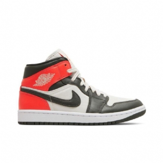 Dámské Boty Air Jordan 1 Mid Se Hnědá Červená Bílá
