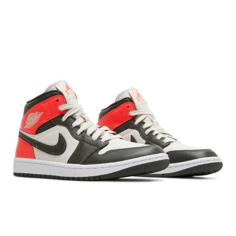 Dámské Boty Air Jordan 1 Mid Se Hnědá Červená Bílá