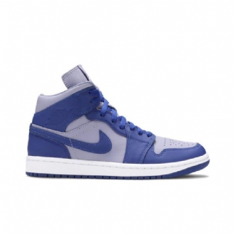Dámské Boty Air Jordan 1 Mid Se Nachový Modrý Bílý