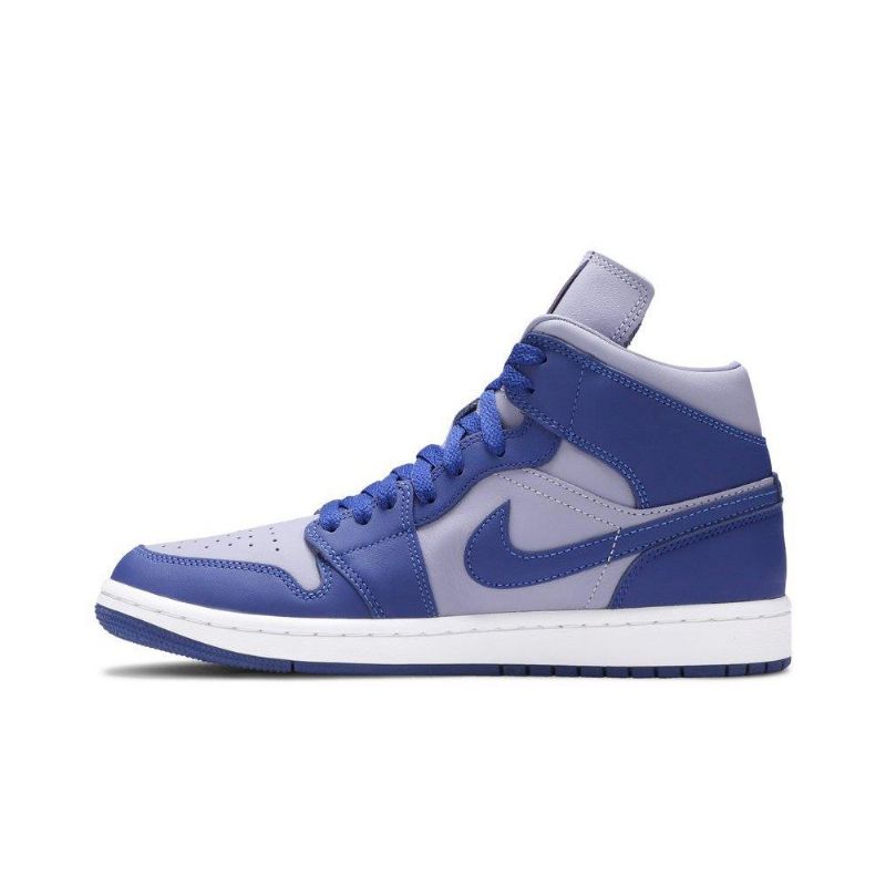 Dámské Boty Air Jordan 1 Mid Se Nachový Modrý Bílý