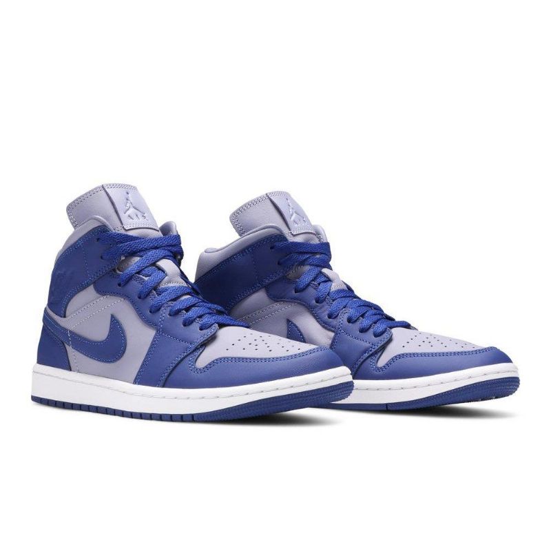Dámské Boty Air Jordan 1 Mid Se Nachový Modrý Bílý