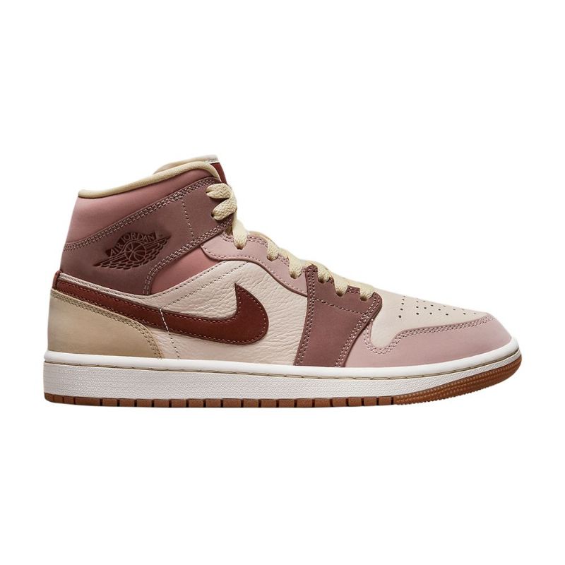 Dámské Boty Air Jordan 1 Mid Se Oranžový Růžová Nachový