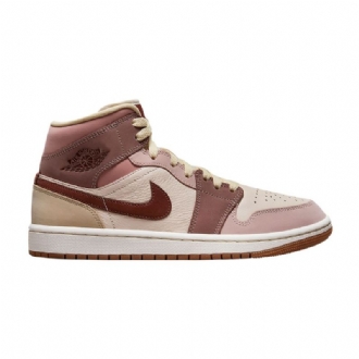 Dámské Boty Air Jordan 1 Mid Se Oranžový Růžová Nachový