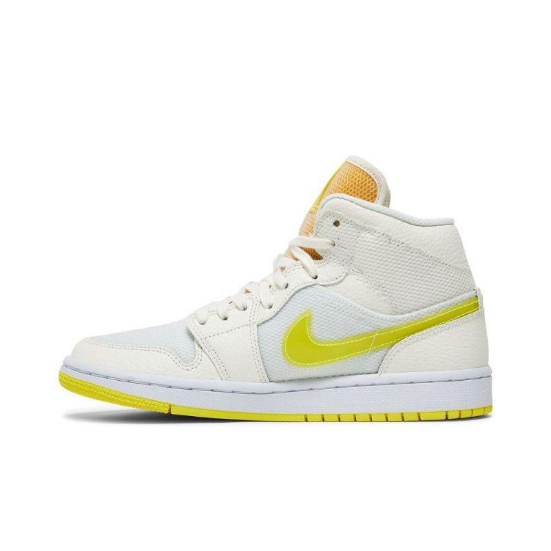 Dámské Boty Air Jordan 1 Mid Se Žlutá Bílý