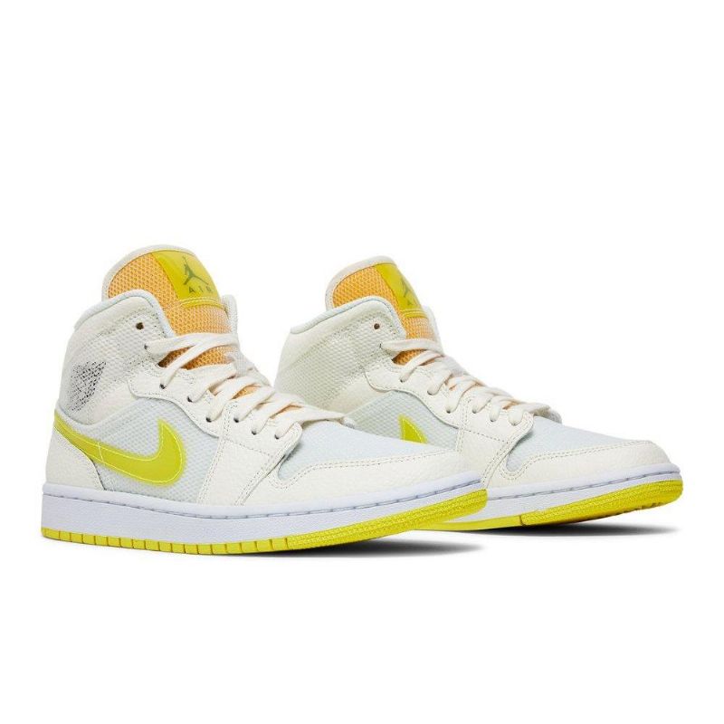 Dámské Boty Air Jordan 1 Mid Se Žlutá Bílý
