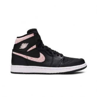 Dámské Boty Air Jordan 1 Retro High Černá Růžová