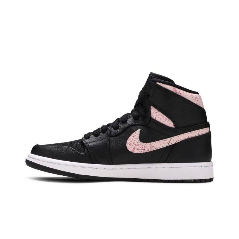 Dámské Boty Air Jordan 1 Retro High Černá Růžová