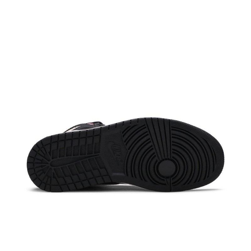 Dámské Boty Air Jordan 1 Retro High Černá Růžová