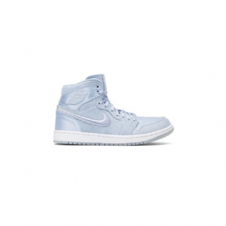 Dámské Boty Air Jordan 1 Retro High Modrý Bílý