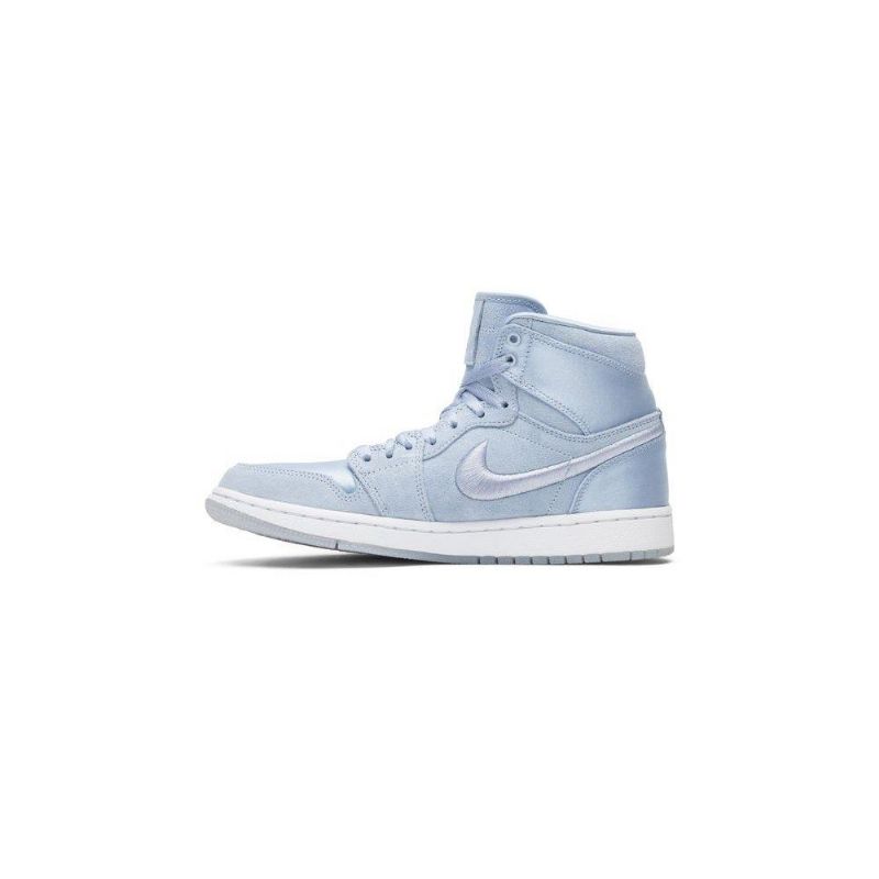 Dámské Boty Air Jordan 1 Retro High Modrý Bílý