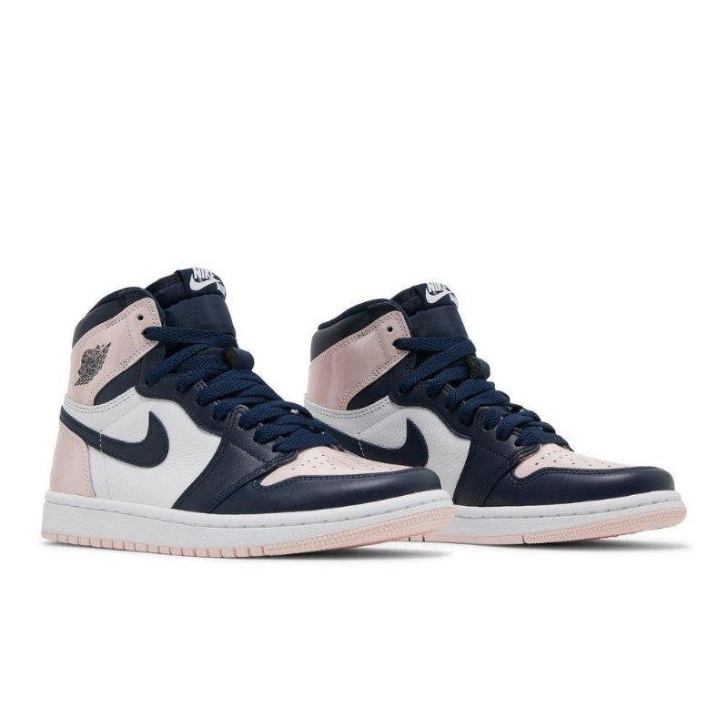 Dámské Boty Air Jordan 1 Retro High Og Se Růžová Bílý Tmavě Modrá