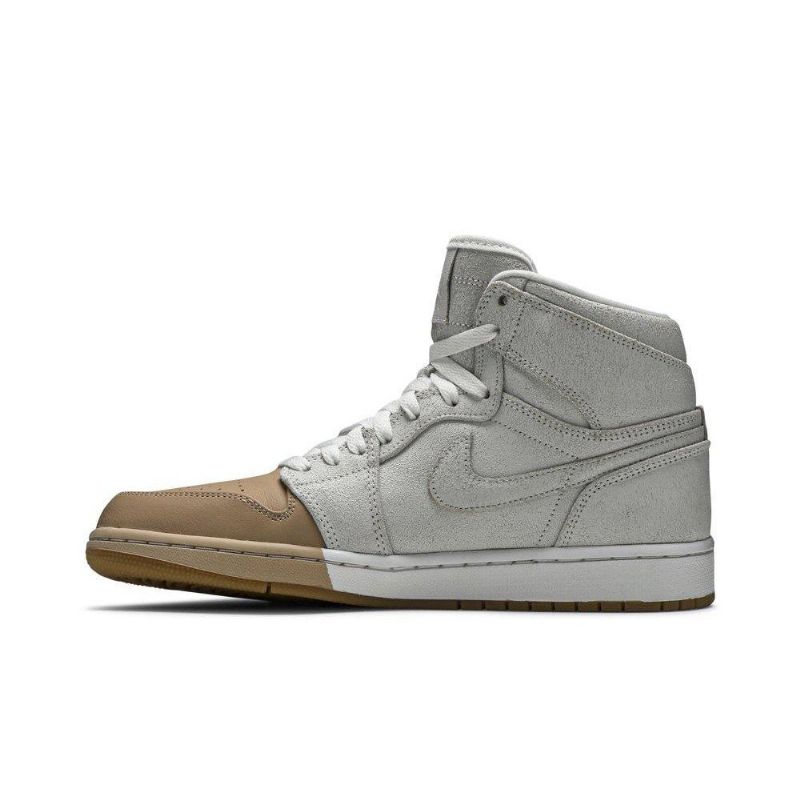 Dámské Boty Air Jordan 1 Retro High Premium Bílý Zlatý