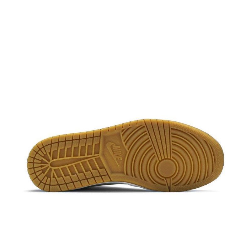 Dámské Boty Air Jordan 1 Retro High Premium Bílý Zlatý