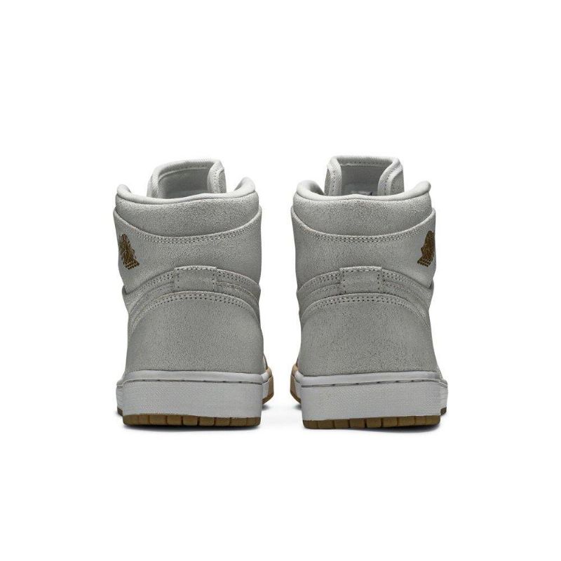 Dámské Boty Air Jordan 1 Retro High Premium Bílý Zlatý