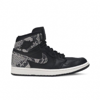 Dámské Boty Air Jordan 1 Retro High Premium Černá Šedá