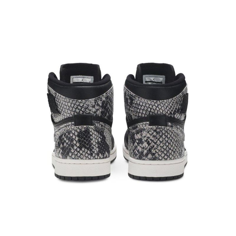 Dámské Boty Air Jordan 1 Retro High Premium Černá Šedá