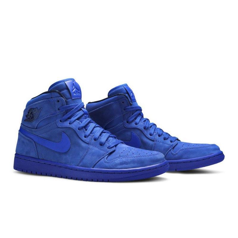 Dámské Boty Air Jordan 1 Retro High Premium Modrý