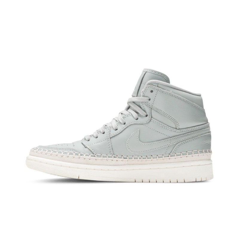 Dámské Boty Air Jordan 1 Retro High Premium Zelená Bílý