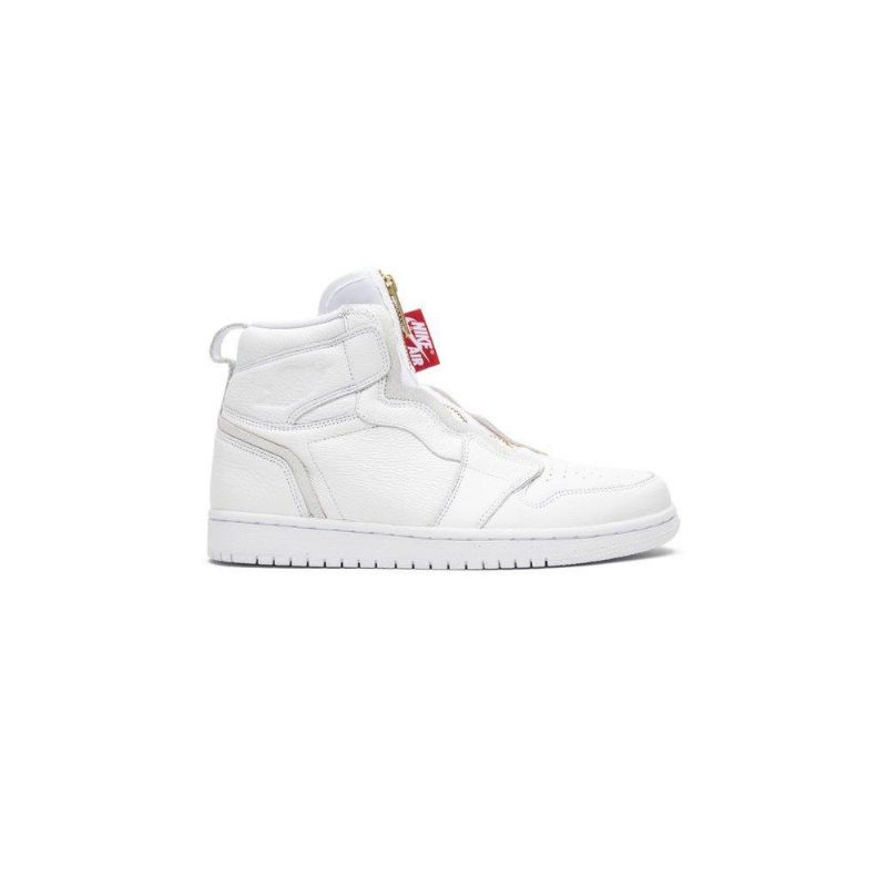 Dámské Boty Air Jordan 1 Retro High Zip Bílý Červené
