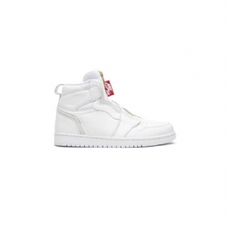 Dámské Boty Air Jordan 1 Retro High Zip Bílý Červené