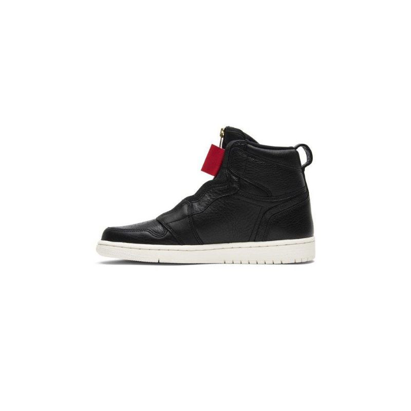 Dámské Boty Air Jordan 1 Retro High Zip Černá Bílý