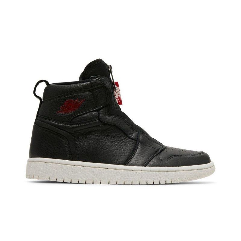 Dámské Boty Air Jordan 1 Retro High Zip Černá Červené