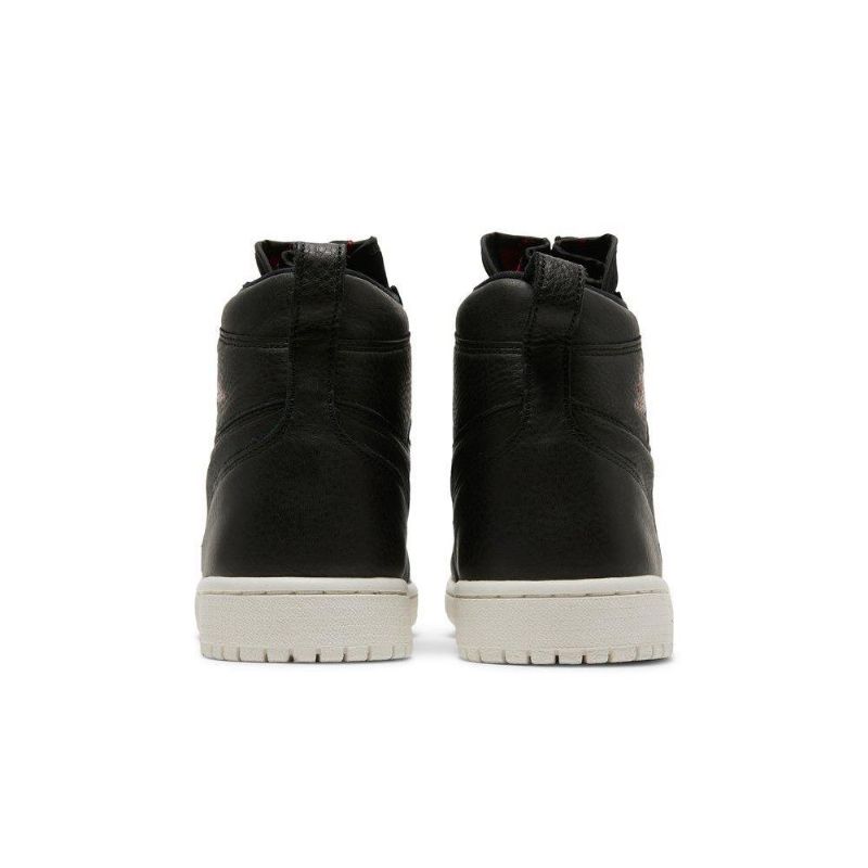 Dámské Boty Air Jordan 1 Retro High Zip Černá Červené