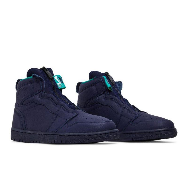 Dámské Boty Air Jordan 1 Retro High Zip Modrá Zelená