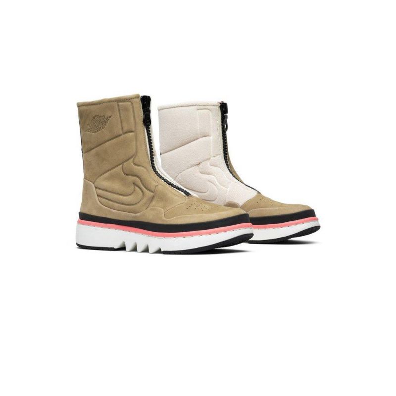 Dámské Boty Air Jordan 1 Retro Jester Xx Béžová Zelená Růžová Černá