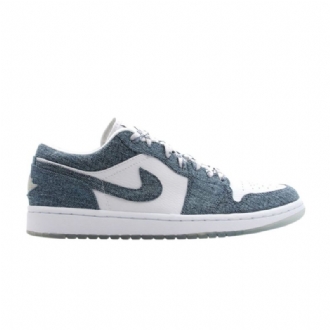 Dámské Boty Air Jordan 1 Retro Low Bílý Modrý