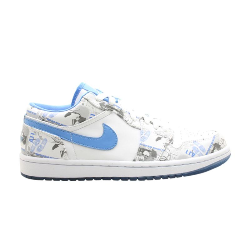 Dámské Boty Air Jordan 1 Retro Low Bílý Modrý