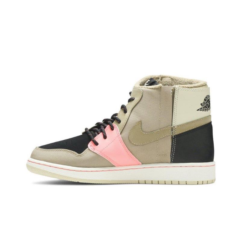 Dámské Boty Air Jordan 1 Retro Rebel Xx Olive Zelená Černá Růžová