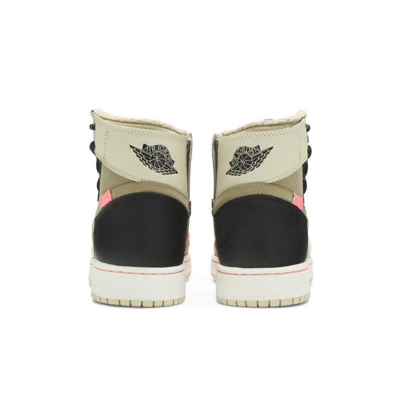 Dámské Boty Air Jordan 1 Retro Rebel Xx Olive Zelená Černá Růžová