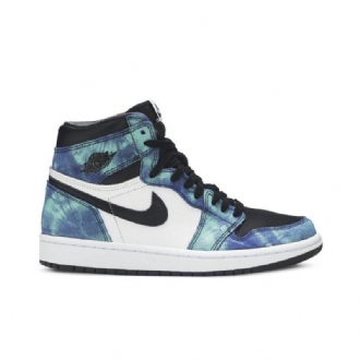 Dámské Boty Air Jordan 1 Retro Vysoké A Bílé Černé Zelené