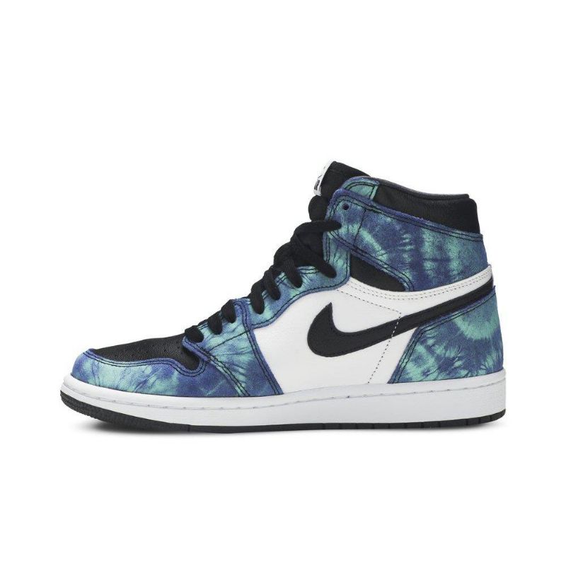 Dámské Boty Air Jordan 1 Retro Vysoké A Bílé Černé Zelené