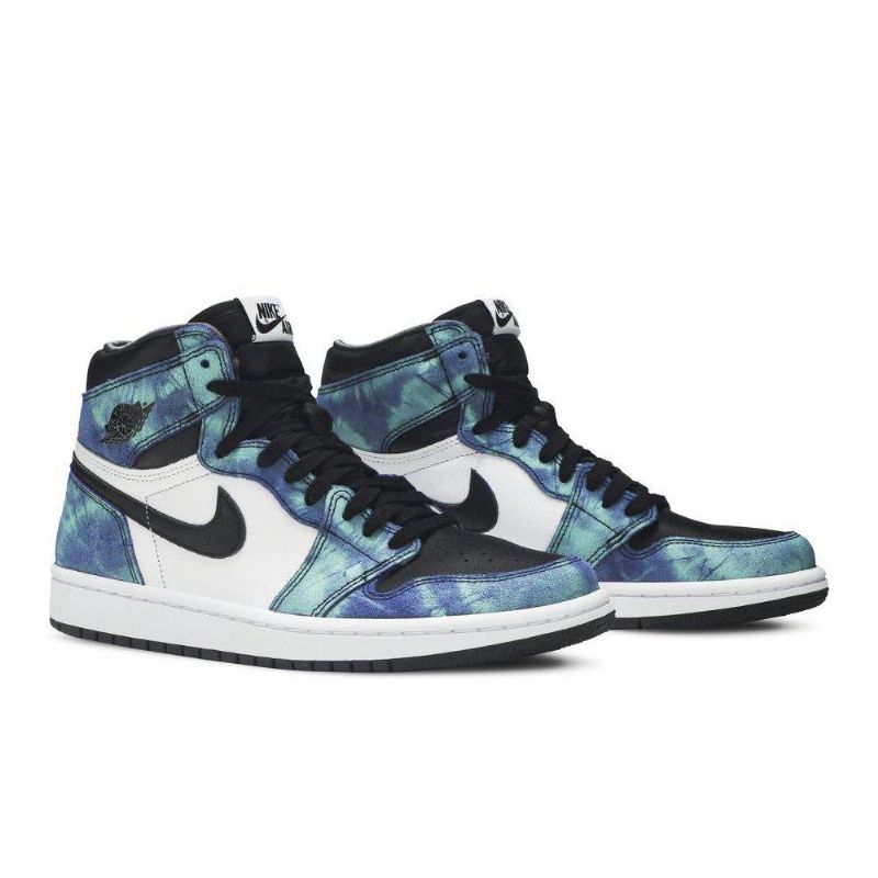 Dámské Boty Air Jordan 1 Retro Vysoké A Bílé Černé Zelené