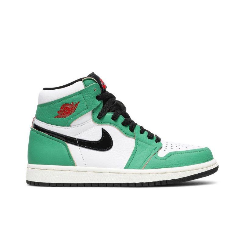 Dámské Boty Air Jordan 1 Retro Vysoké A Zelené Bílé Černé