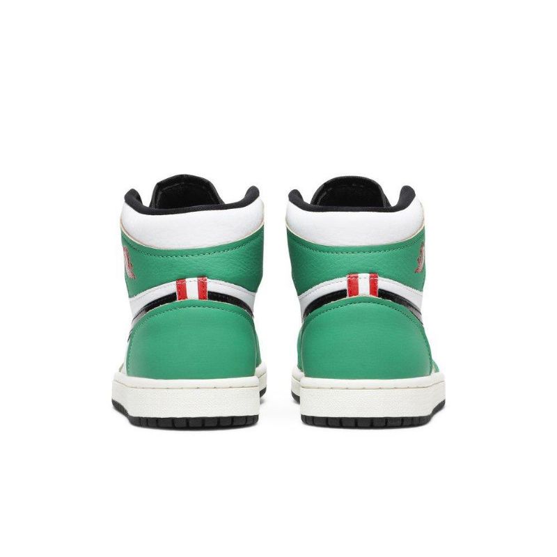 Dámské Boty Air Jordan 1 Retro Vysoké A Zelené Bílé Černé