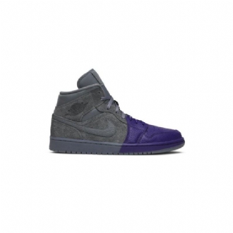 Dámské Boty Air Jordan 1 Sheila Rashid Mid Nachový Šedá