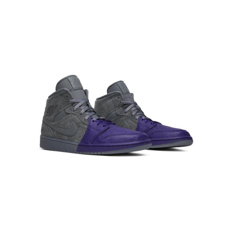 Dámské Boty Air Jordan 1 Sheila Rashid Mid Nachový Šedá