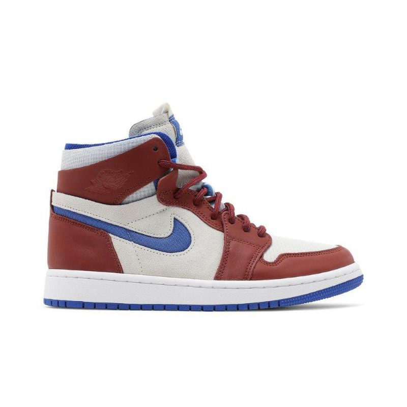 Dámské Boty Air Jordan 1 Zoom Comfort Bílý Bordeaux Modrý