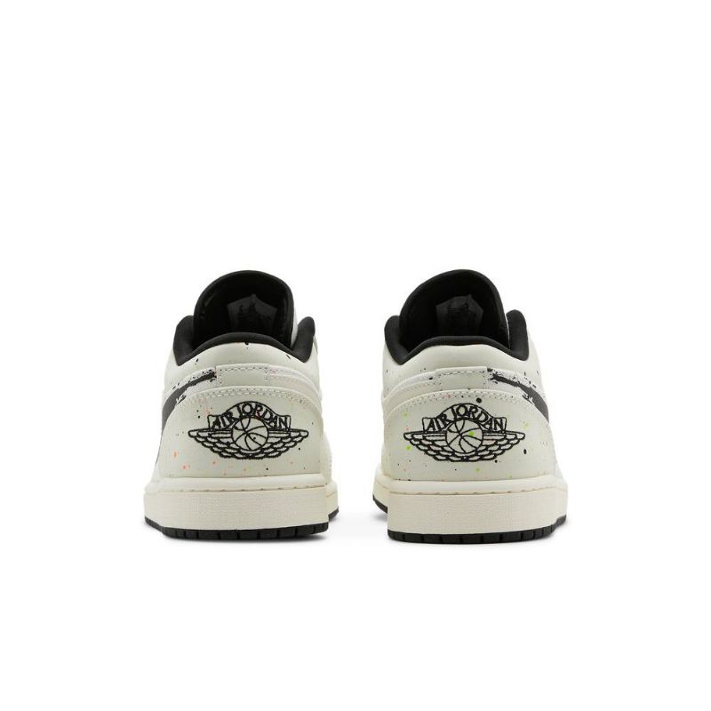 Nízké Bílé Černé Pánské Boty Air Jordan 1