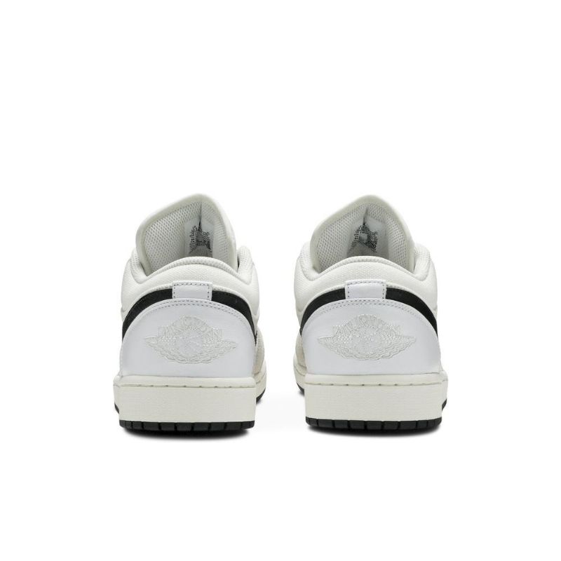 Nízké Bílé Černé Pánské Boty Air Jordan 1