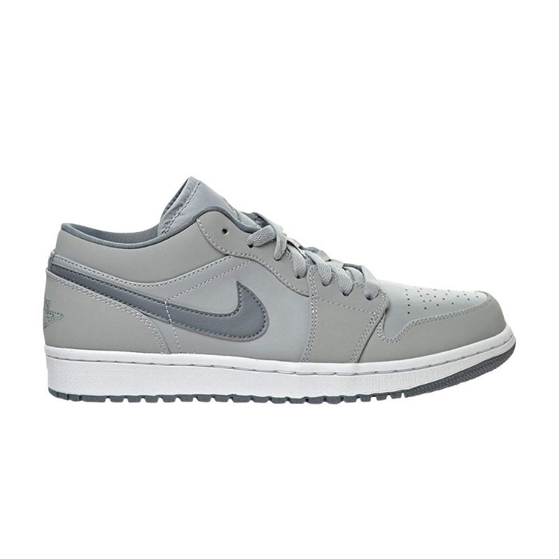 Nízké Šedé Bílé Pánské Boty Air Jordan 1