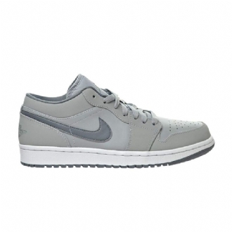 Nízké Šedé Bílé Pánské Boty Air Jordan 1