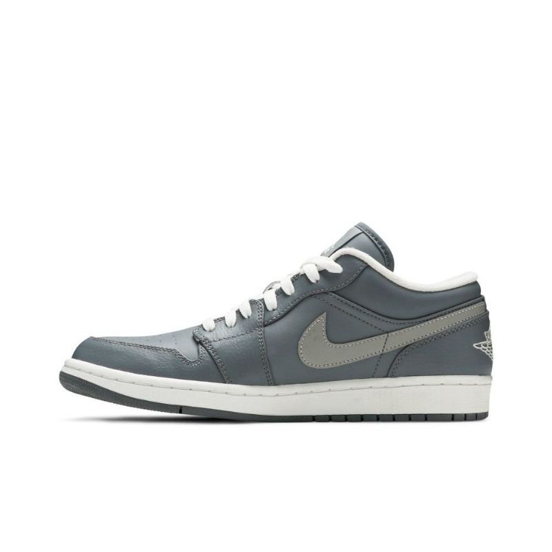 Nízké Šedé Bílé Pánské Boty Air Jordan 1