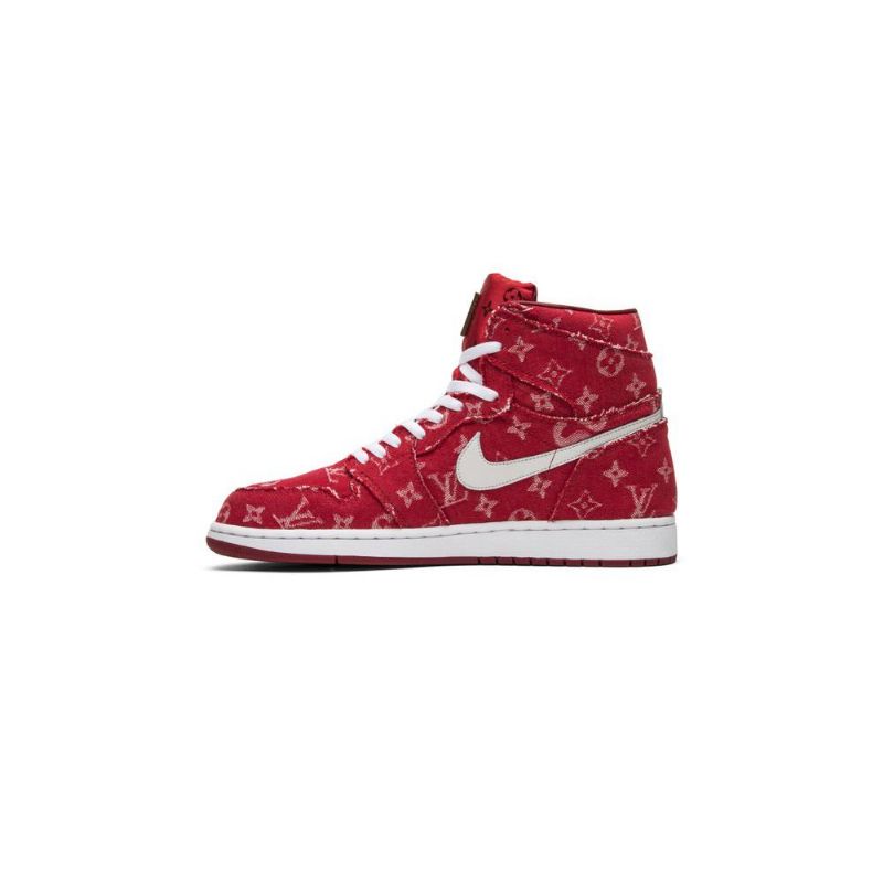 Pánské Boty Air Jordan 1 Červené Ribbon Recon Retro High Bílý